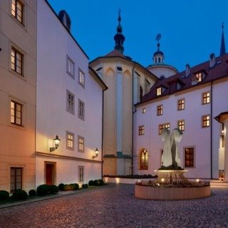 hotel exterior linked st thomas monastery