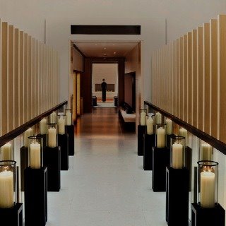 hotel lobby and art work