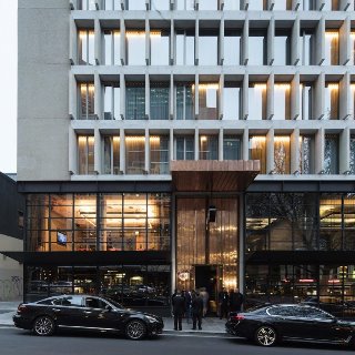 entrance to hotel