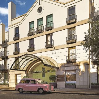 entrance to hotel