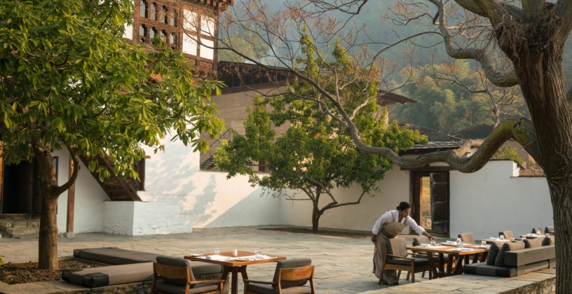 Terrace and main farmhouse