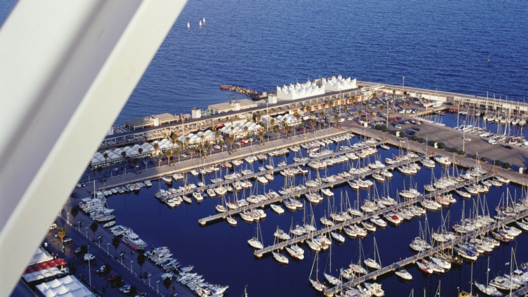 View of the marina