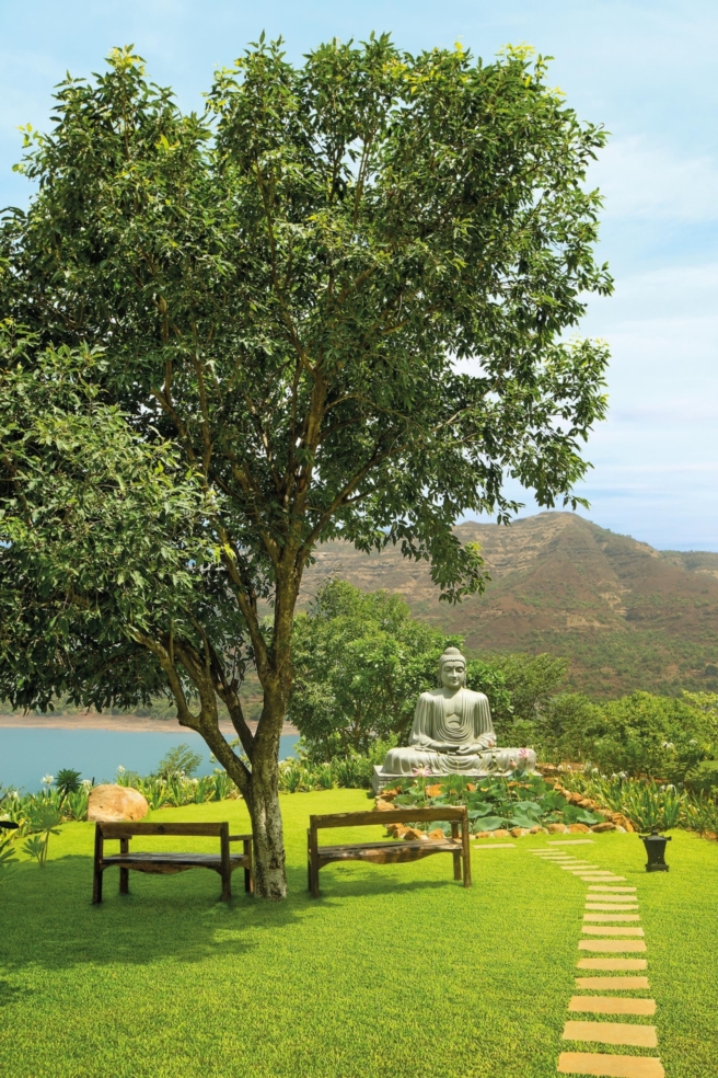 Hillside overlooking lake Mulshi
