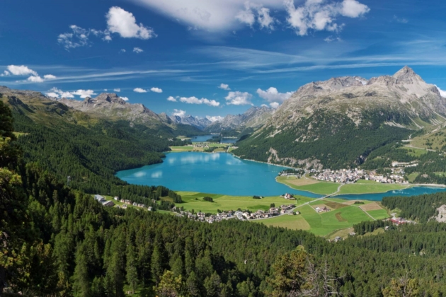 St Moritz in summer
