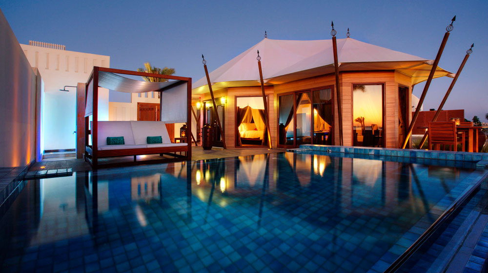 Private plunge pool at the villa
