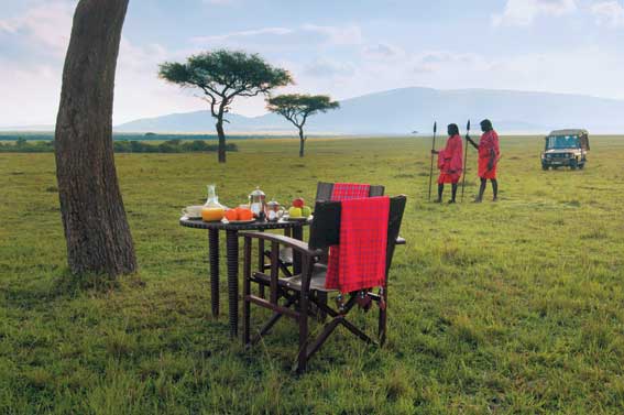Outdoor private dining