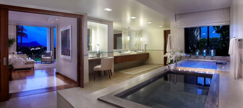 Orchid suite bathroom