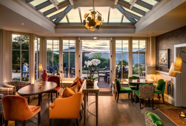 Bar & Conservatory at dusk