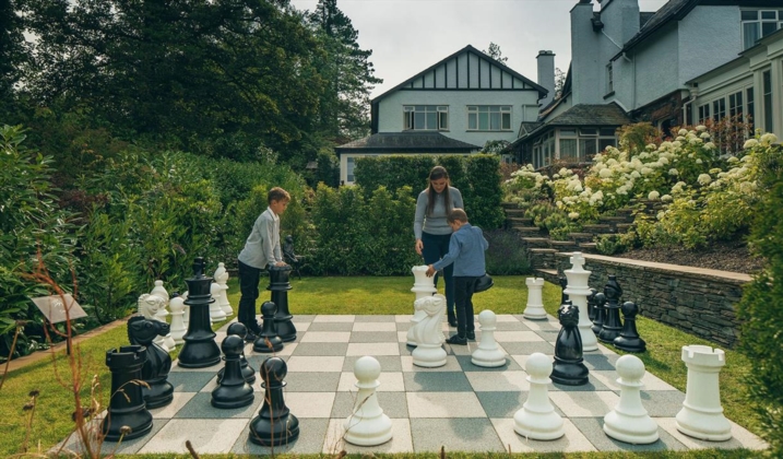 Giant chessboard