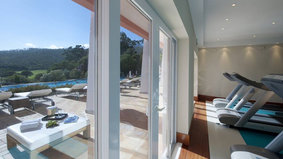 Fitness Room with a view