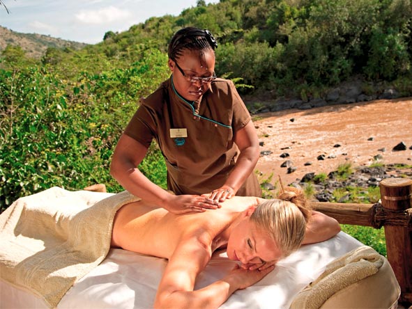 Riverside spa treatments