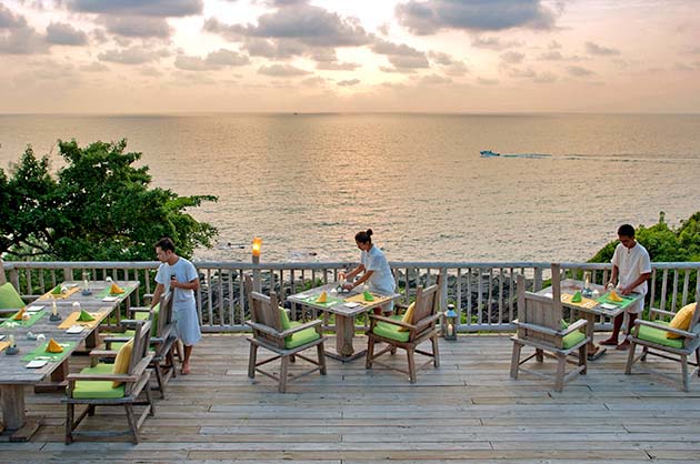 Dining with a view