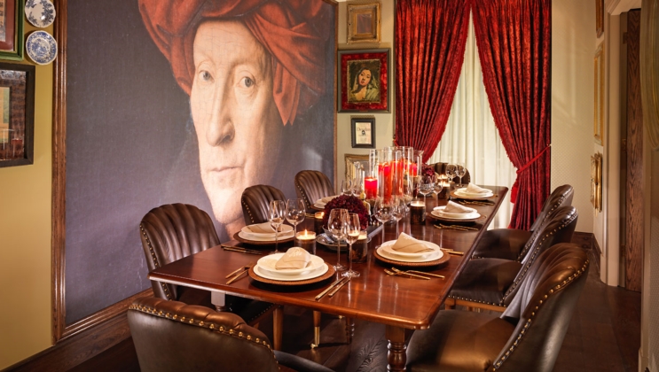 Cinema suite dining room