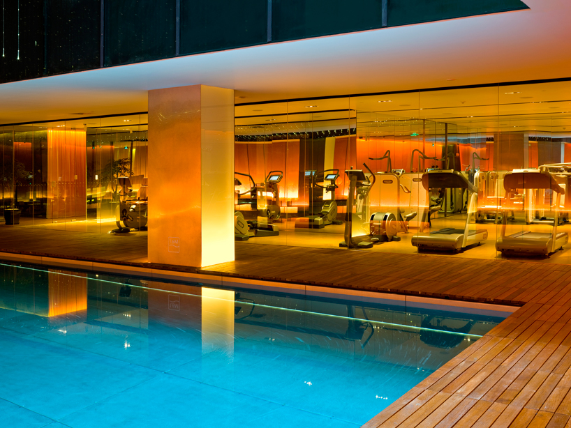 Fitness centre at the pool