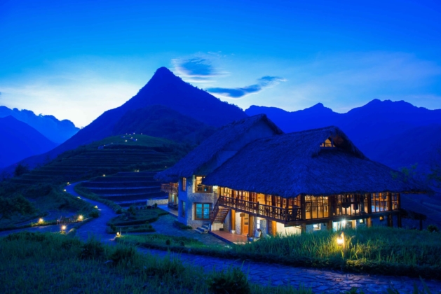 View at night